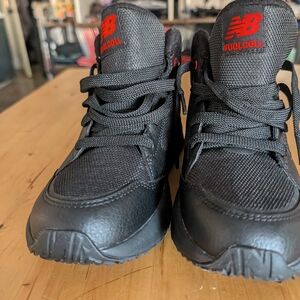 New Balance Kids Black and Red Sneakers